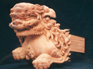 木鼻（獅子）〈成田山新勝寺〉